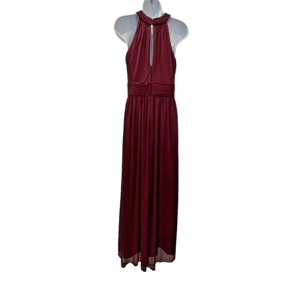 Celebrate DB Studio Full Length Bridesmaid Dress Wine Size 8 Prom Wedding - Picture 8 of 14